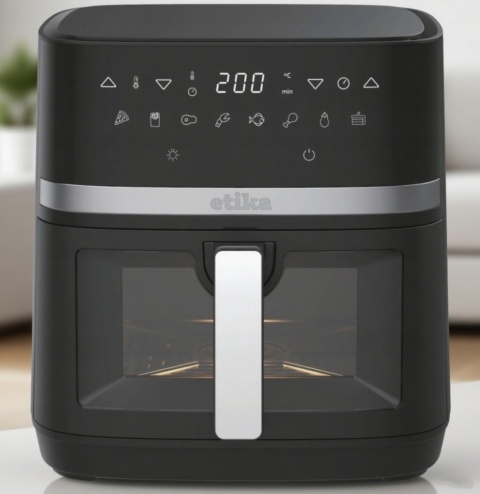 FRYTKOWNICA BEZTŁUSZCZOWA AIR FRYER FRYTOWNICA DUŻA 8L 1800W MISA XL