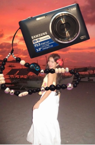 Samsung ST200F 16 MP | 10x Zoom | HD | Karta microSD + Kabel USB + Stylowa bransoletka