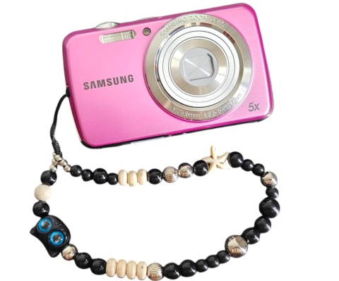 Samsung PL20 – aparat cyfrowy różowy digicam