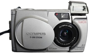 Olympus Camedia C-200 Zoom Aparat Cyfrowy 2.1 MP / Retro DigiCam