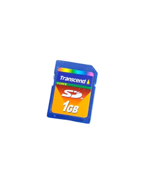 Karta pamięci Transcend SD 1GB | Standard SD retro aparat